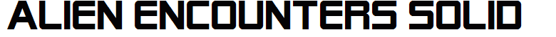 Alien Encounters Solid
