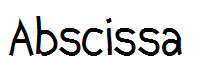 Abscissa