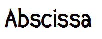 Abscissa