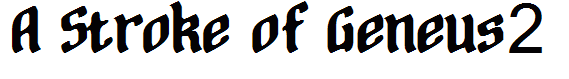 A Stroke of Geneus2