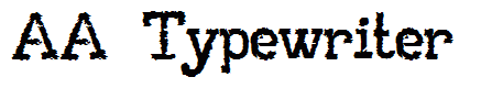 AA Typewriter