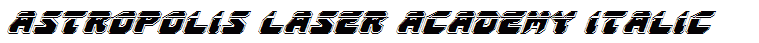 Astropolis Laser Academy Italic