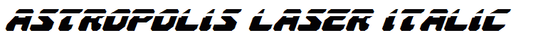 Astropolis Laser Italic