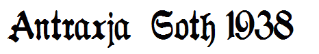 Antraxja  Goth 1938