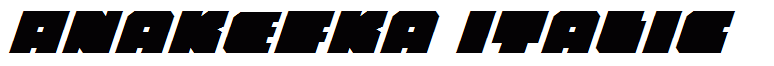 Anakefka Italic