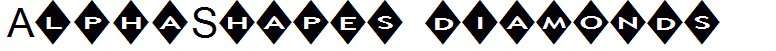 AlphaShapes diamonds