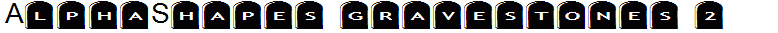 AlphaShapes gravestones 2