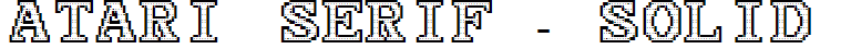 Atari Serif - Solid