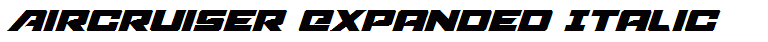 Aircruiser Expanded Italic