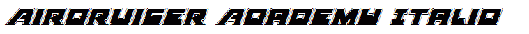 Aircruiser Academy Italic