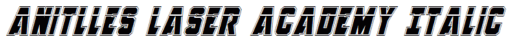 Anitlles Laser Academy Italic