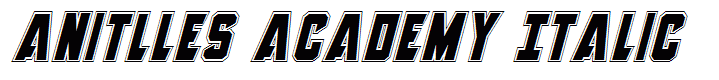 Anitlles Academy Italic