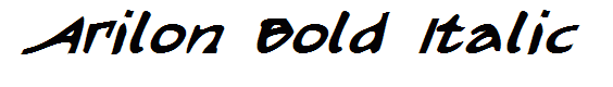 Arilon Bold Italic