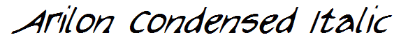 Arilon Condensed Italic