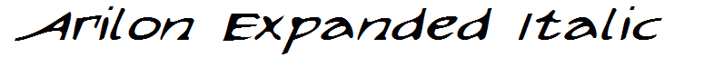 Arilon Expanded Italic