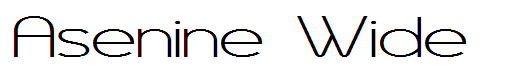 Asenine Wide