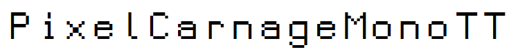 PixelCarnageMonoTT