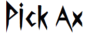 Pick Ax