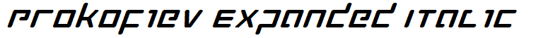 Prokofiev Expanded Italic