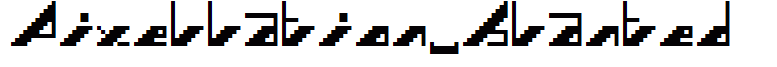 Pixellation Slanted