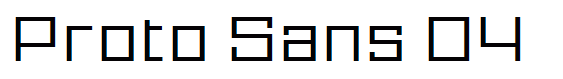 Proto Sans 04