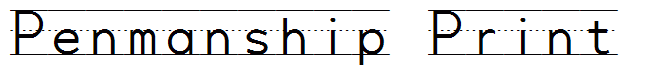 Penmanship Print