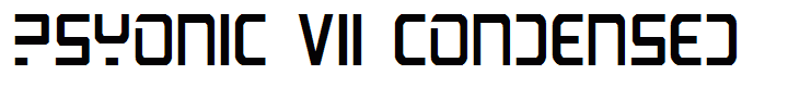 PsYonic VII Condensed