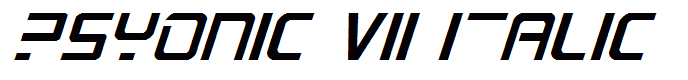PsYonic VII Italic