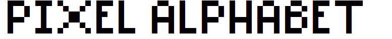 Pixel Alphabet