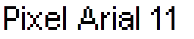 Pixel Arial 11