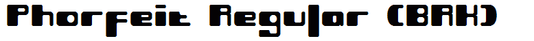 Phorfeit Regular (BRK)