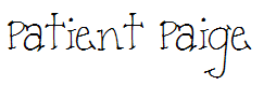 Patient Paige