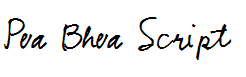 Pea Bhea Script
