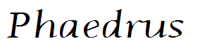 Phaedrus