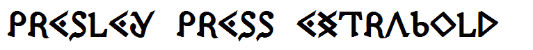 Presley Press ExtraBold