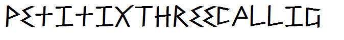 PetitixThreeCallig