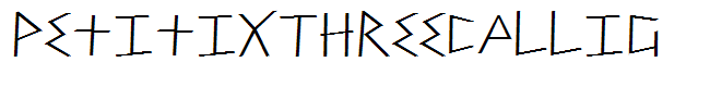 PetitixThreeCallig