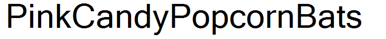 PinkCandyPopcornBats
