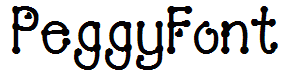 PeggyFont