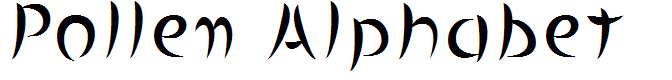 Pollen Alphabet