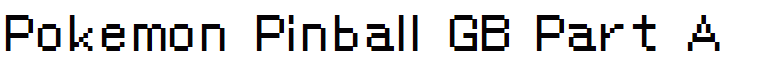 Pokemon Pinball GB Part A
