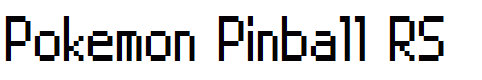 Pokemon Pinball RS