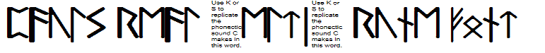 Pauls Real Celtic Rune Font