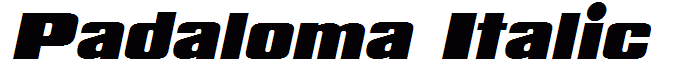 Padaloma Italic