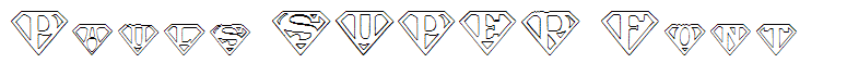 Pauls SUPER Font