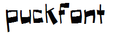 Puckfont