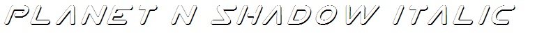 Planet N Shadow Italic
