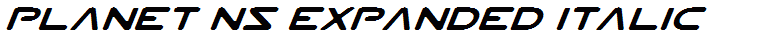 Planet NS Expanded Italic