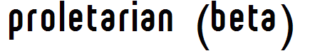 proletarian (beta)