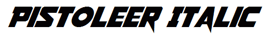 Pistoleer Italic